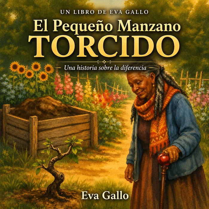 El manzanito torcido, portada del libro