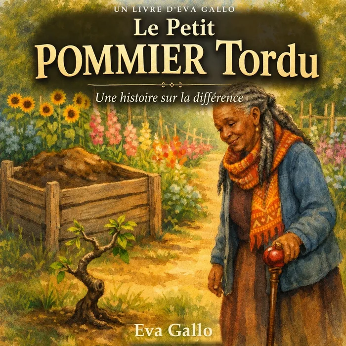 Le petit pommier tordu, couverture du livre