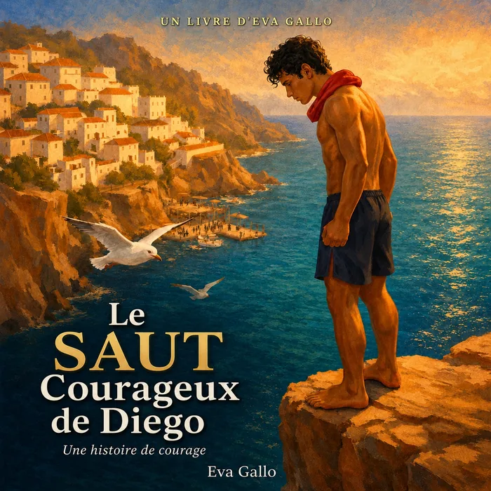 Le saut courageux de Diego, couverture du livre