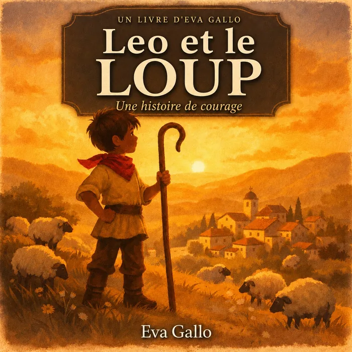 Léo et le loup, couverture du livre