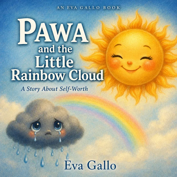 Pawa and the Little Rainbow Cloud, book cover