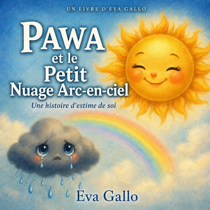 Pawa et le petit nuage arc-en-ciel, couverture du livre
