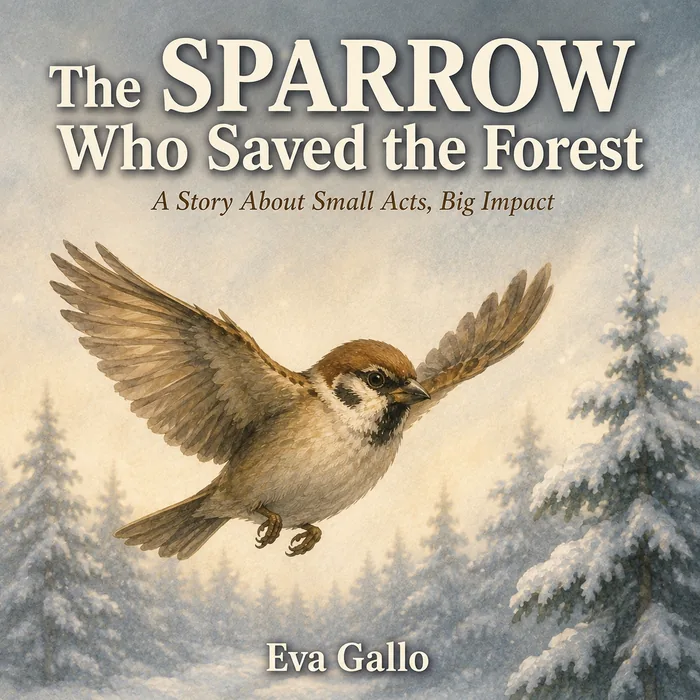 The Sparrow Who Saved the Forest, book cover