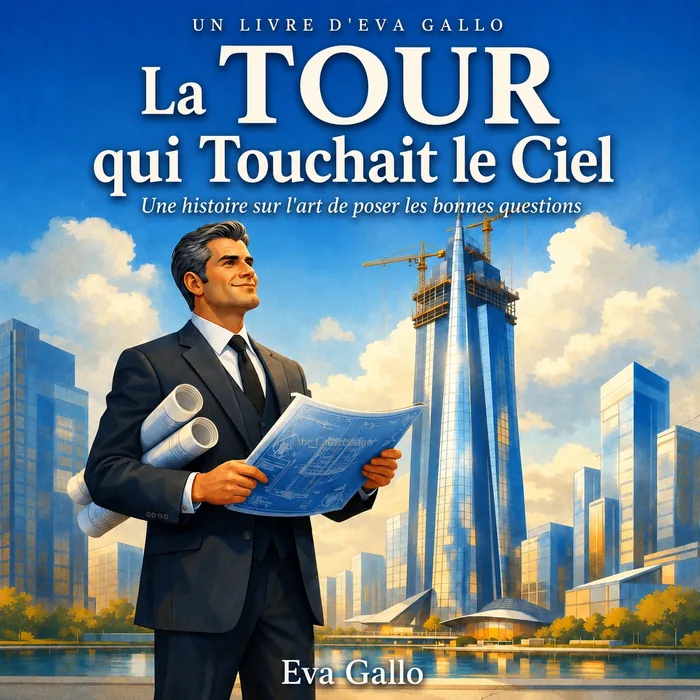 La tour qui touchait le ciel, couverture du livre